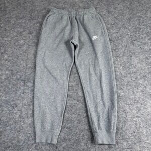Nike Sportswear Club Joggers Grey Fleece Sweatpants Mens Size Small